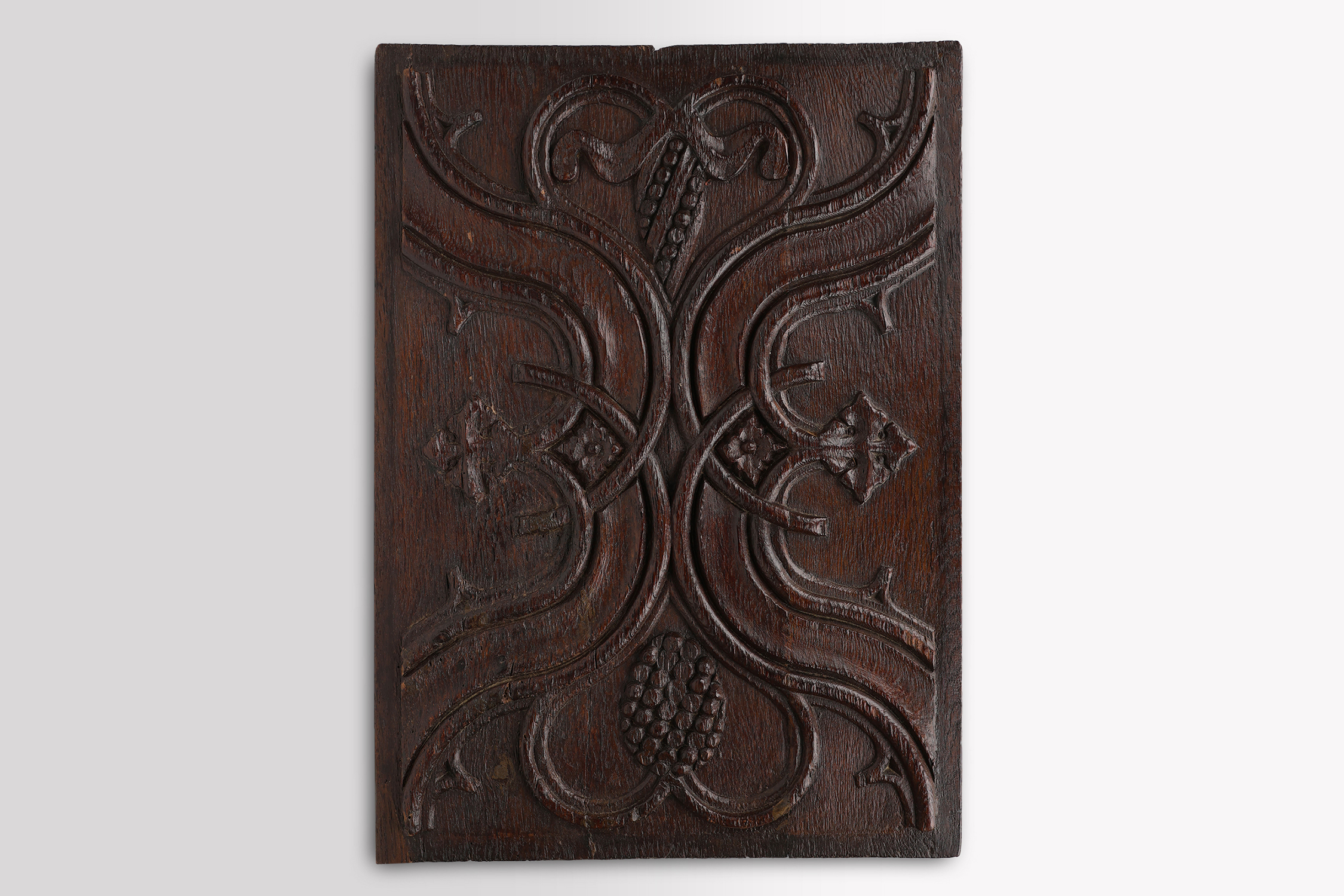 Set of 6 Gothic sculpted oak panels from the 16th century, Belgiumthumbnail